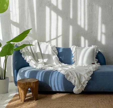 Плед "Тай" Сливочный