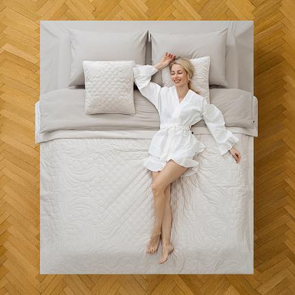 Покрывало с наволочками "Узорье" Айвори