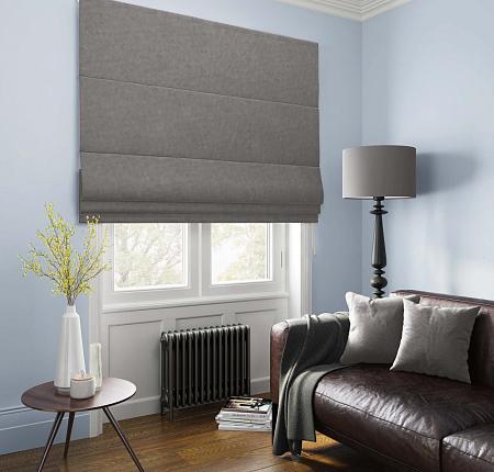 Римская штора "Тина" Серый
