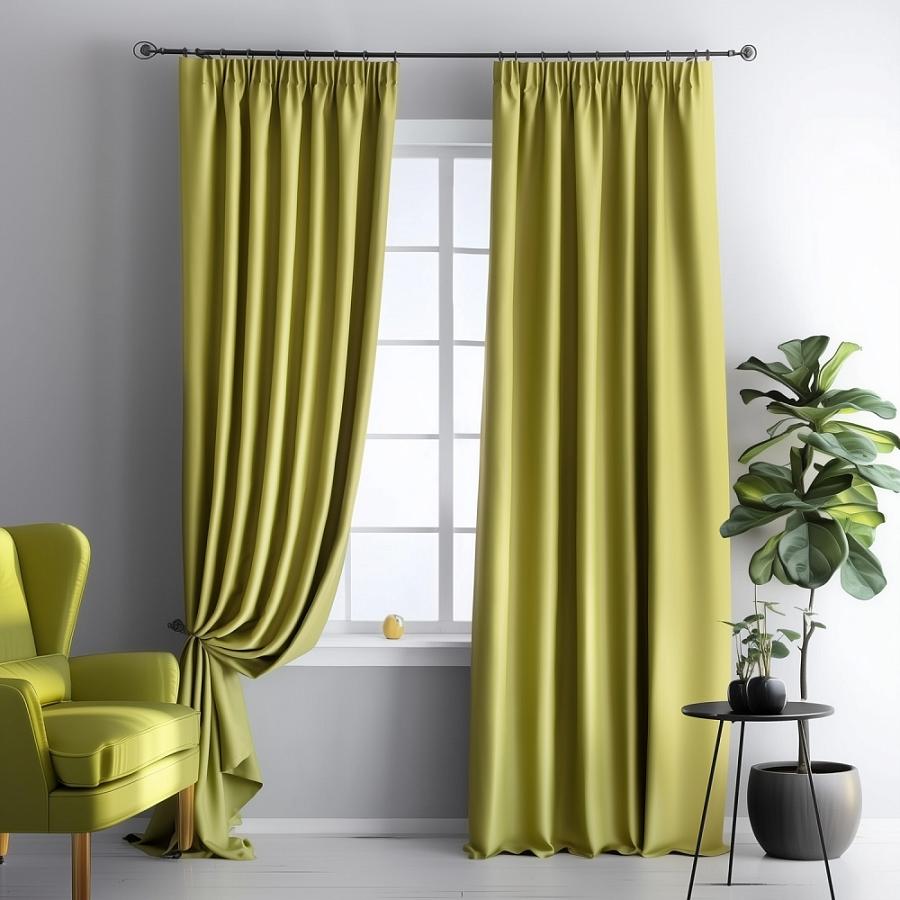 Комплект штор "Блэквуд" Зеленый