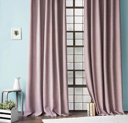 Комплект штор с подхватами "Джерри" Пудровый
