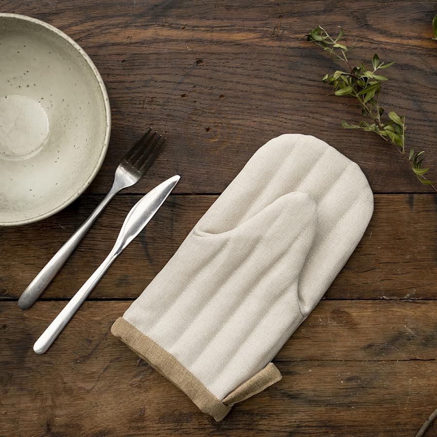 Прихватка-варежка "Ибица" Кремовый