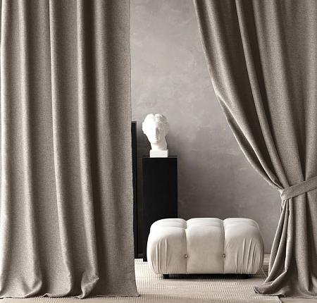 Комплект штор с подхватами "Вандер" Серо-бежевый