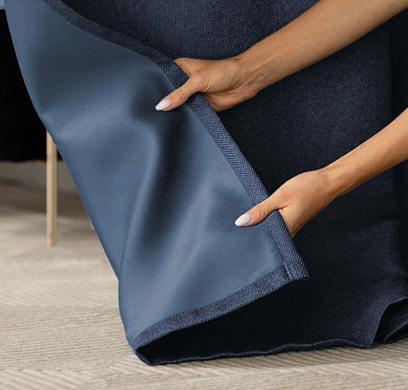 Комплект штор с подхватами "Вандер" Синий