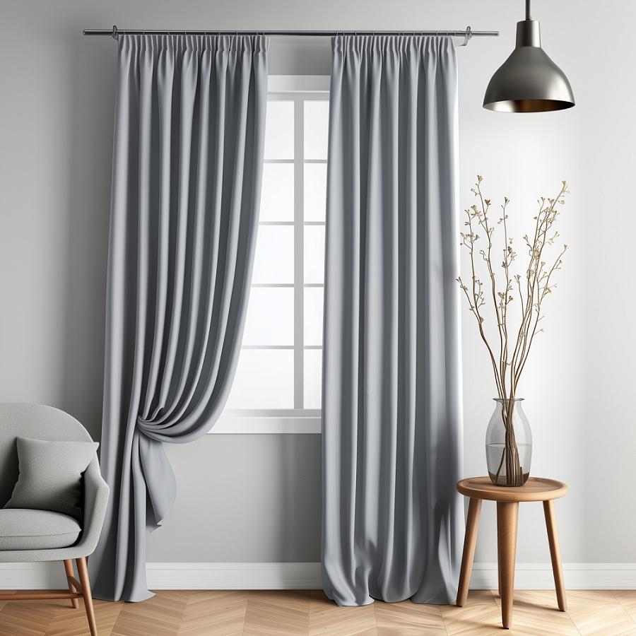 Комплект штор "Блэквуд" Серый