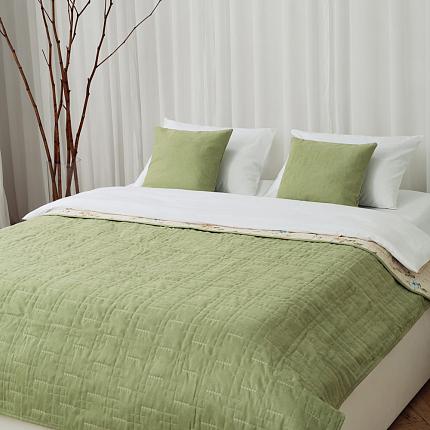 Покрывало с наволочками "Зоуи" Светло-зеленый