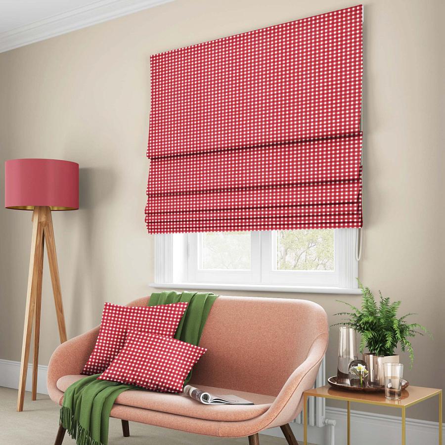 Римская штора "Кристи" Красный