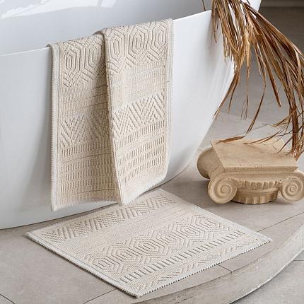 Комплект ковриков для ванны "Сува" Бежевый