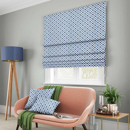 Римская штора "Нэнси" Синий