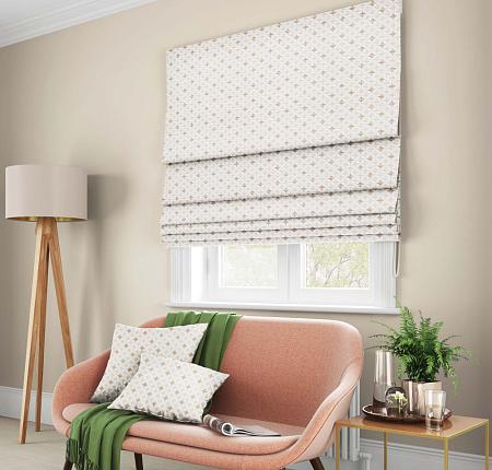 Римская штора "Нэнси" Нежно-розовый