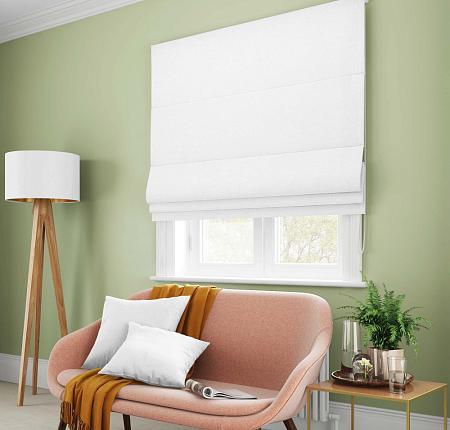 Римская штора "Билли" Белый