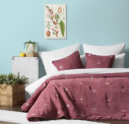 Покрывало с наволочками "Бэлли" Розовый