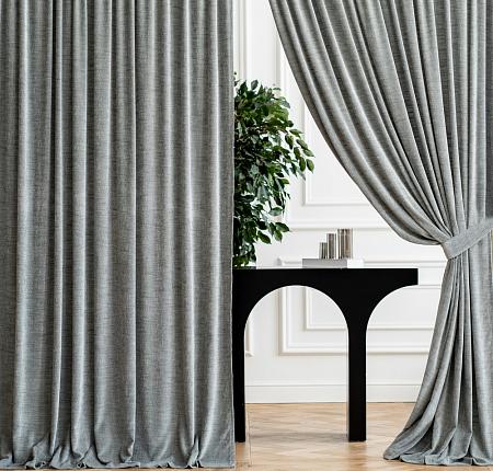 Комплект штор с подхватами "Голди" Серый