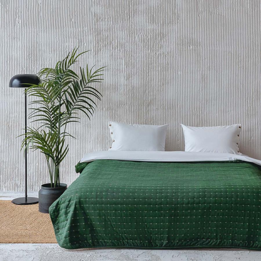 Покрывало "Перси" Изумрудный