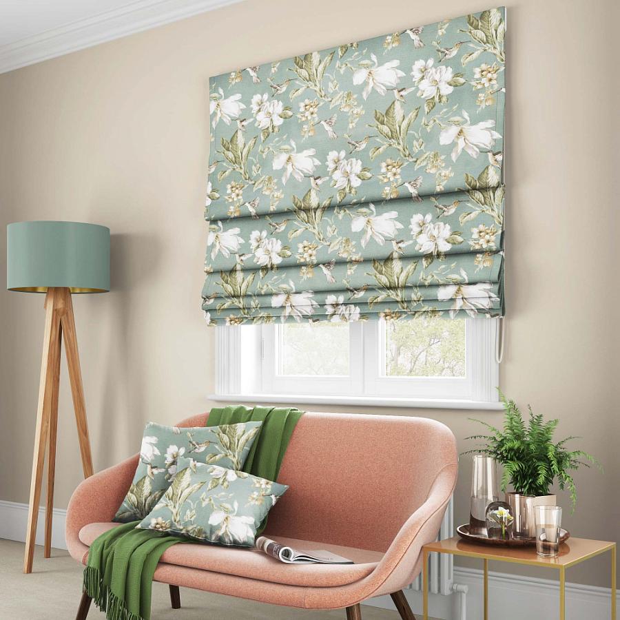 Римская штора "Дея" Зеленый