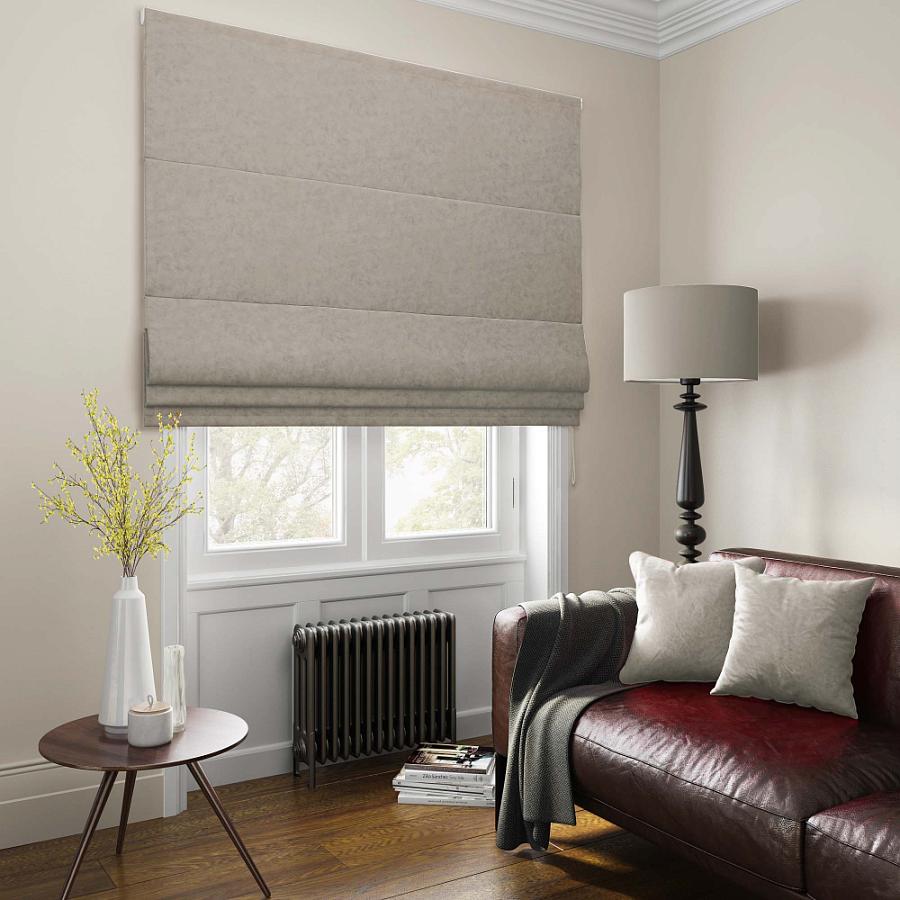 Римская штора "Тина" Светло-серый