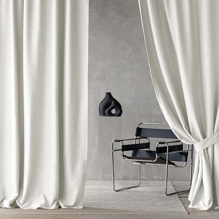 Комплект штор с подхватами "Вандер" Белый