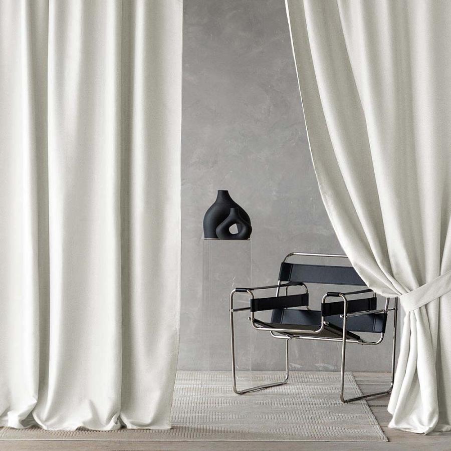 Комплект штор с подхватами "Вандер" Белый