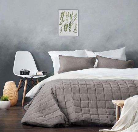 Покрывало с наволочками "Софт" Серый