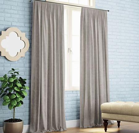 Комплект штор "Ким" Светло-серый