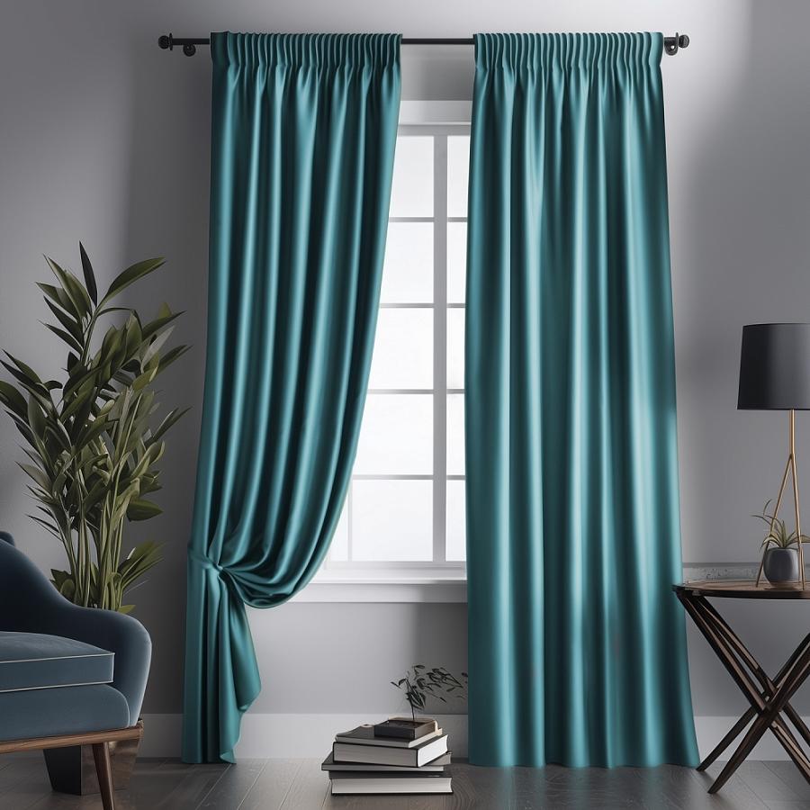 Комплект штор "Блэквуд" Бирюзовый