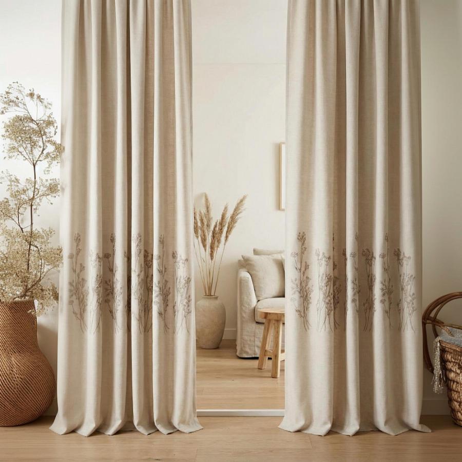 Комплект штор "Анди" Бежевый