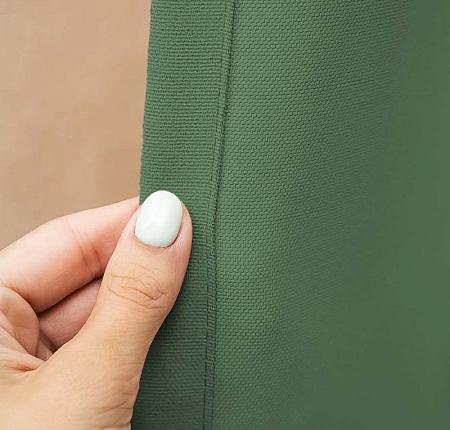 Комплект штор с подхватами "Софт" Изумрудный