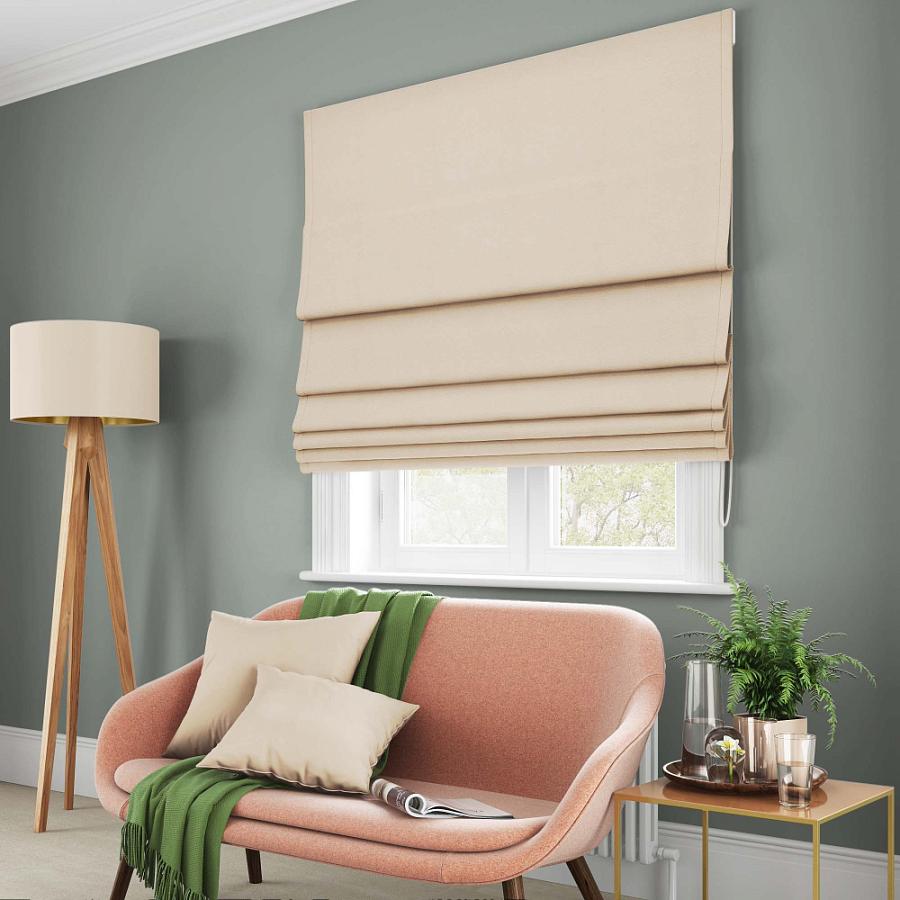 Римская штора "Нова" Бежевый