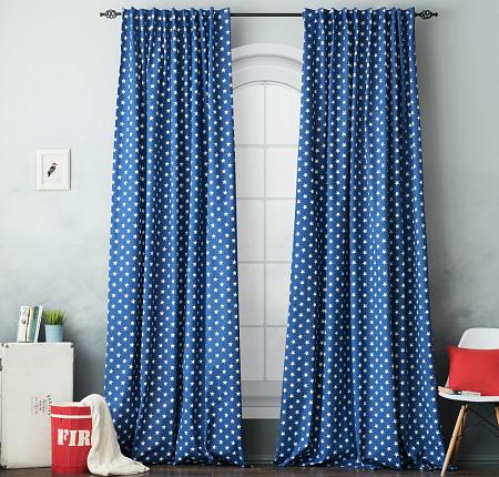 Комплект штор "Сири" Синий