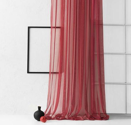 Портьера "Грик" Бордовый