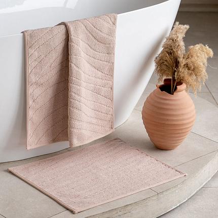 Комплект ковриков для ванны "Орта" Пыльно-розовый