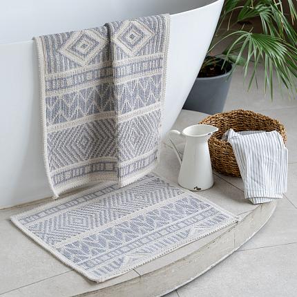 Комплект ковриков для ванны "Асока" Серый