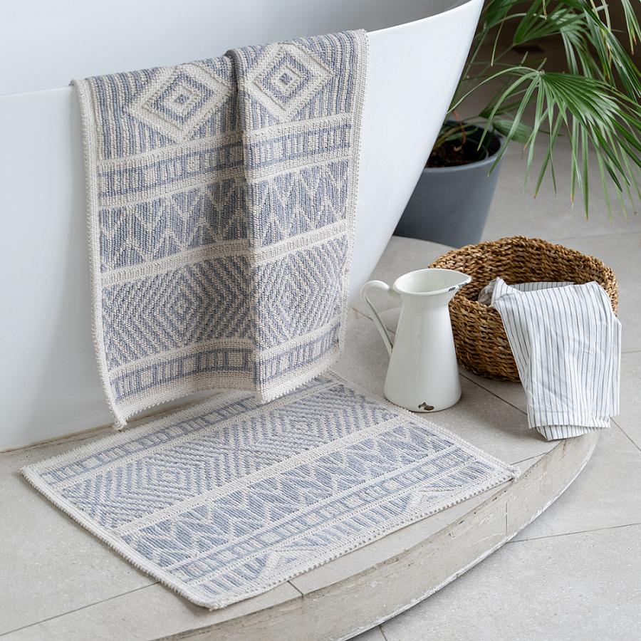 Комплект ковриков для ванны "Асока" Серый