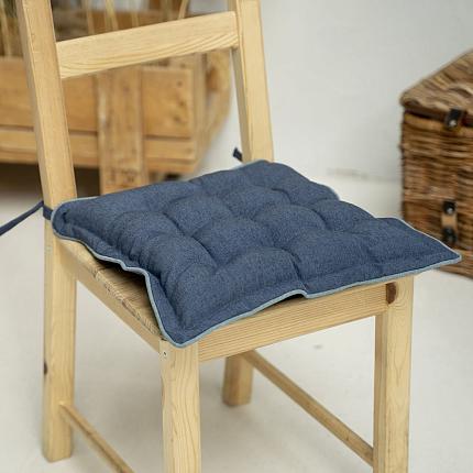 Подушка на стул "Ибица" Синий