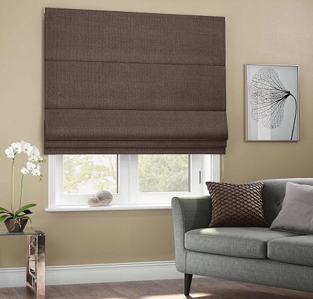Римская штора "Вандер" Коричневый