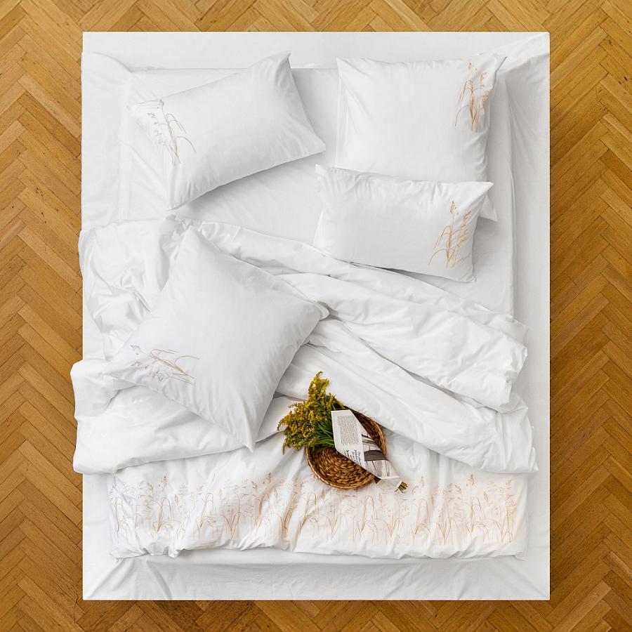 Комплект постельного белья "Осако" Бежевый