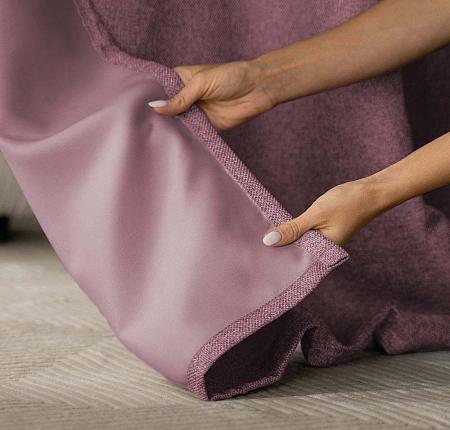 Комплект штор с подхватами "Вандер" Пудровый