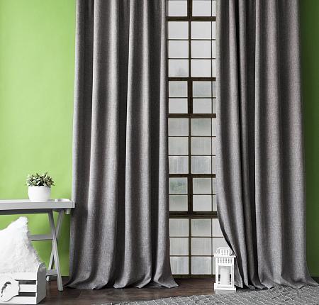Комплект штор с подхватами "Конни" Темно-серый