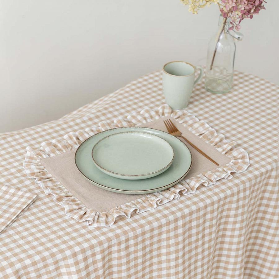 Плейсмат "Темпл" Бежевый