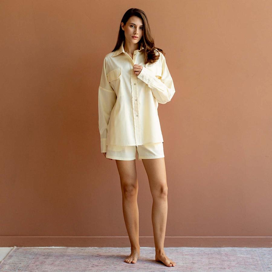 Рубашка "Дрим" Сливочный