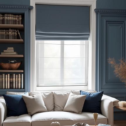 Римская штора блэкаут "Мириам" Синий