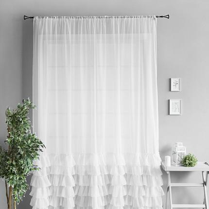 Портьера "Ноа+" Белый