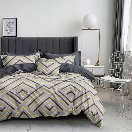 Комплект постельного белья "Вольта" Серый