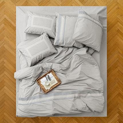 Комплект постельного белья "Зира" Серый